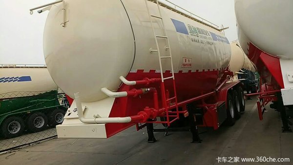 35-45立方现车粉粒物料运输半挂车图片
