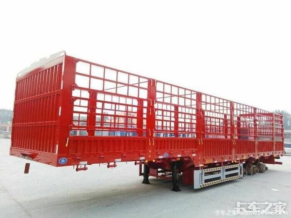 轻型花篮半挂车仓栅式半挂车图片