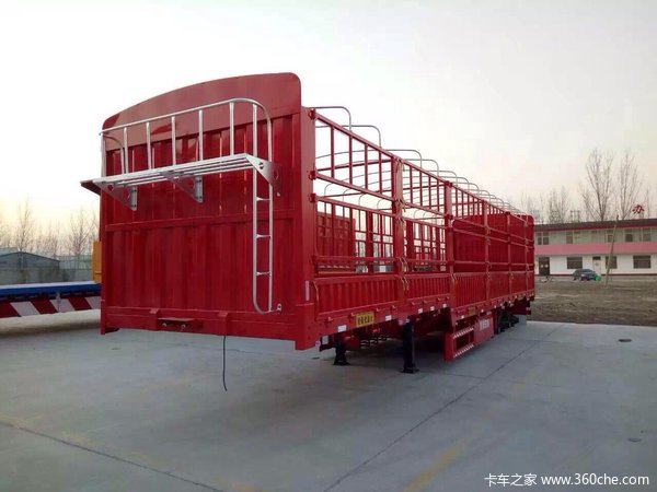 苍栏式半挂仓栅式半挂车图片