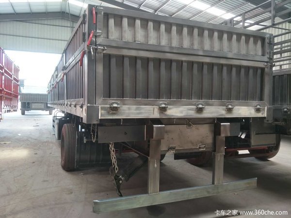 东旭挂车13米标车侧翻自卸半挂车图片