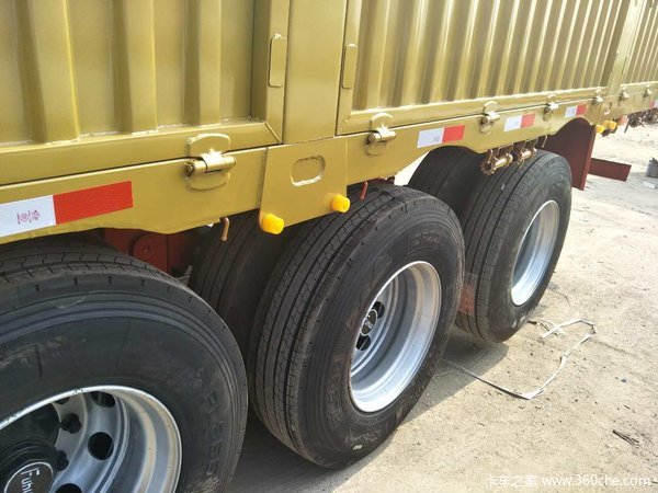 山东厂家直销苍蓝式半挂车仓栅式半挂车图片