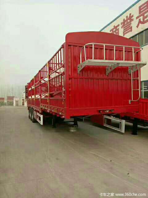 山东梁山交通设备有限公司13米花栏直销仓栅式半挂车图片