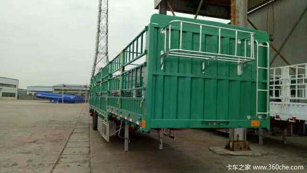 山东梁山交通设备有限公司13米花栏直销仓栅式半挂车图片