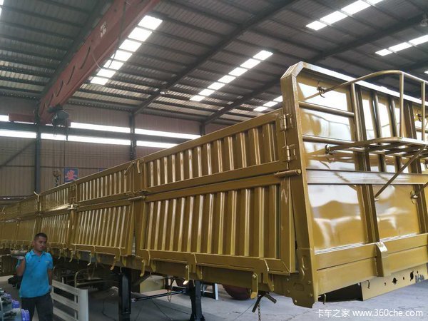 东旭13米标车侧翻自卸半挂车图片