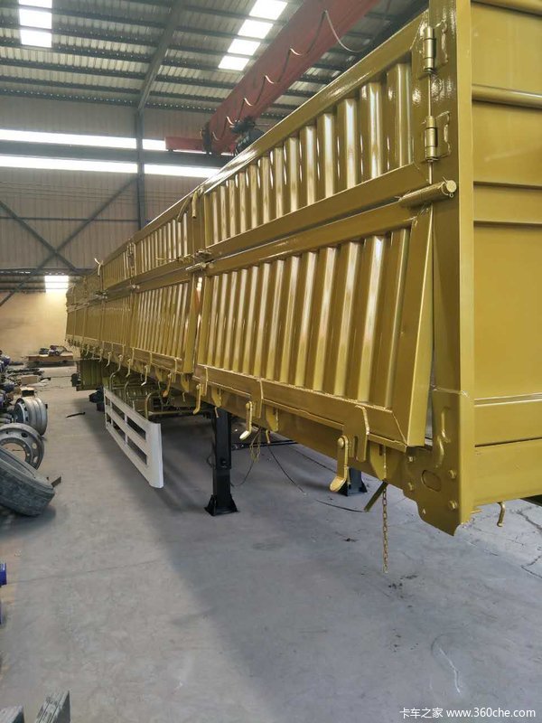 东旭13米标车侧翻自卸半挂车图片