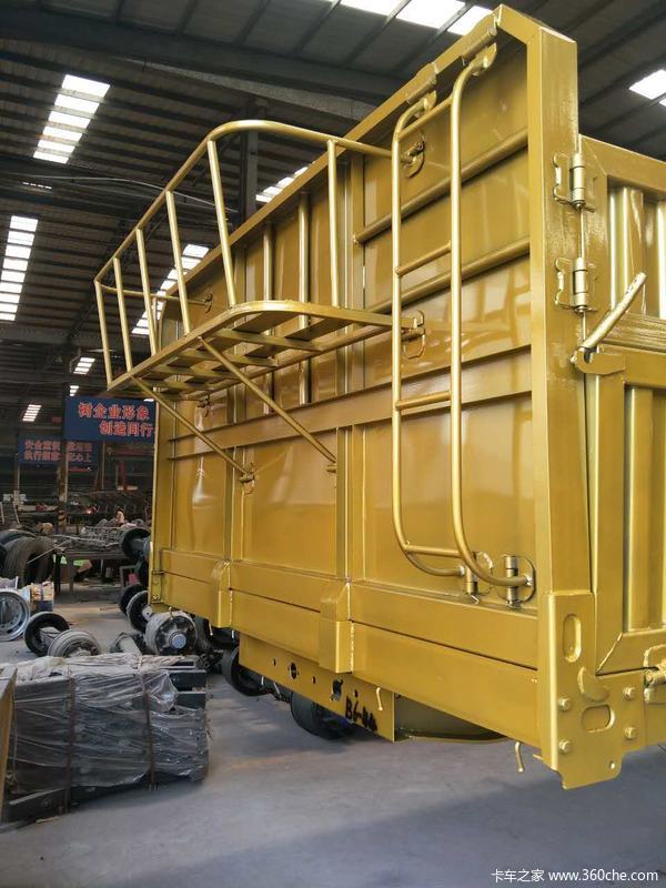 东旭13米标车侧翻自卸半挂车图片