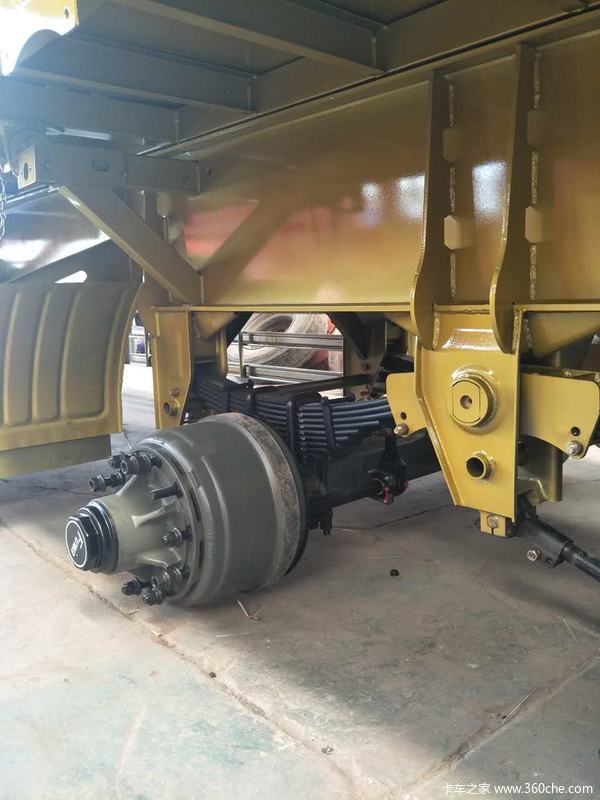 东旭13米标车侧翻自卸半挂车图片