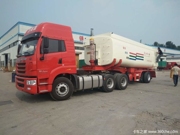 轻量化后翻自卸半挂车自卸半挂车图片