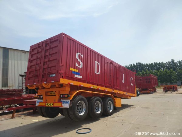 骏骋轻型重型后翻自卸半挂车图片