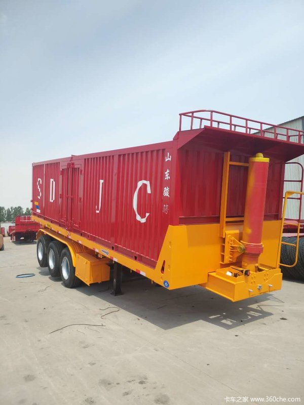 骏骋轻型重型后翻自卸半挂车图片