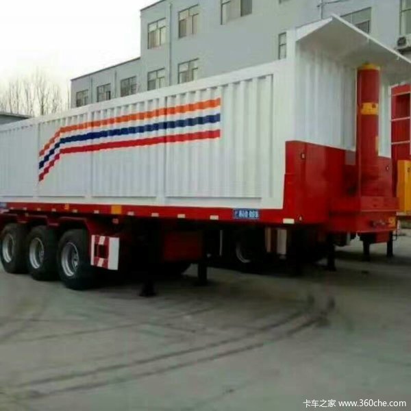 骏骋轻型重型后翻自卸半挂车图片