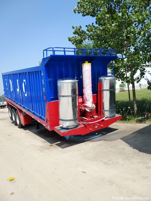 骏骋轻型重型后翻自卸半挂车图片