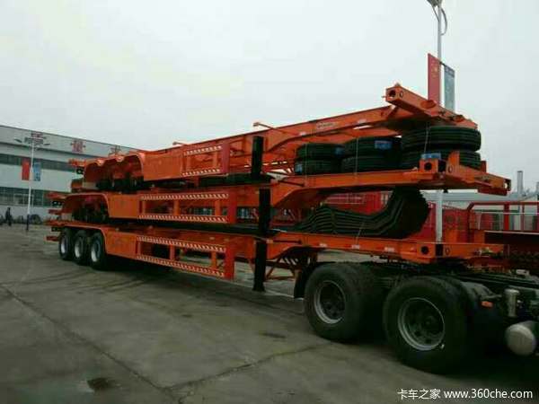 集装箱运输半挂车集装箱式半挂车图片