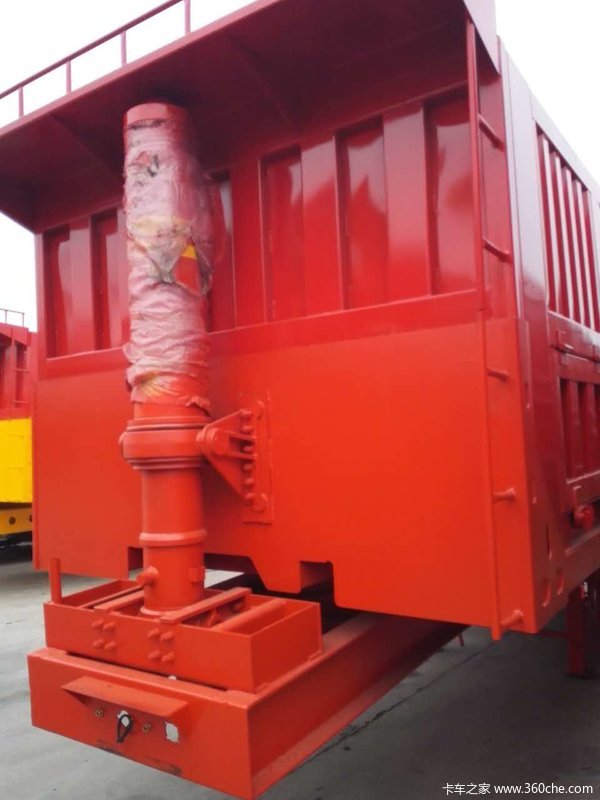 平板后翻自卸半挂车自卸半挂车图片