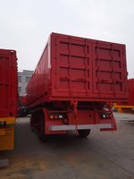 平板后翻自卸半挂车自卸半挂车图片