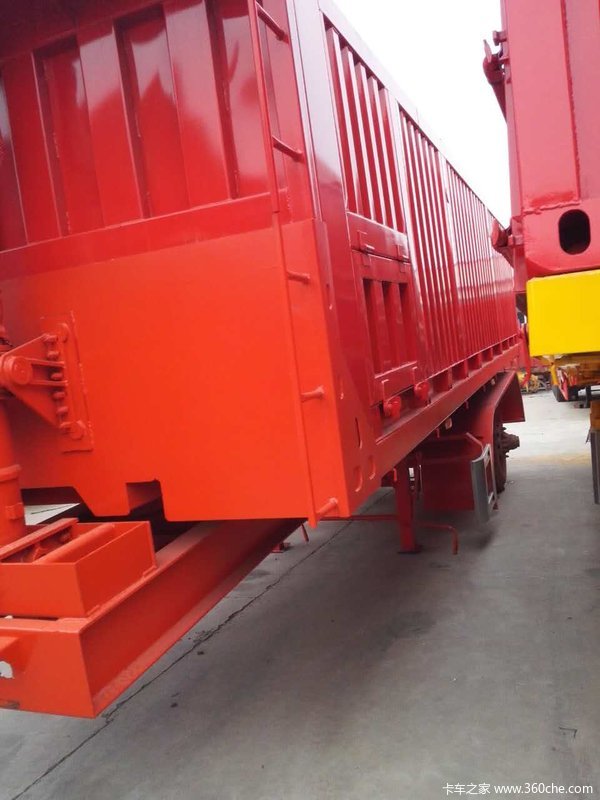 平板后翻自卸半挂车自卸半挂车图片