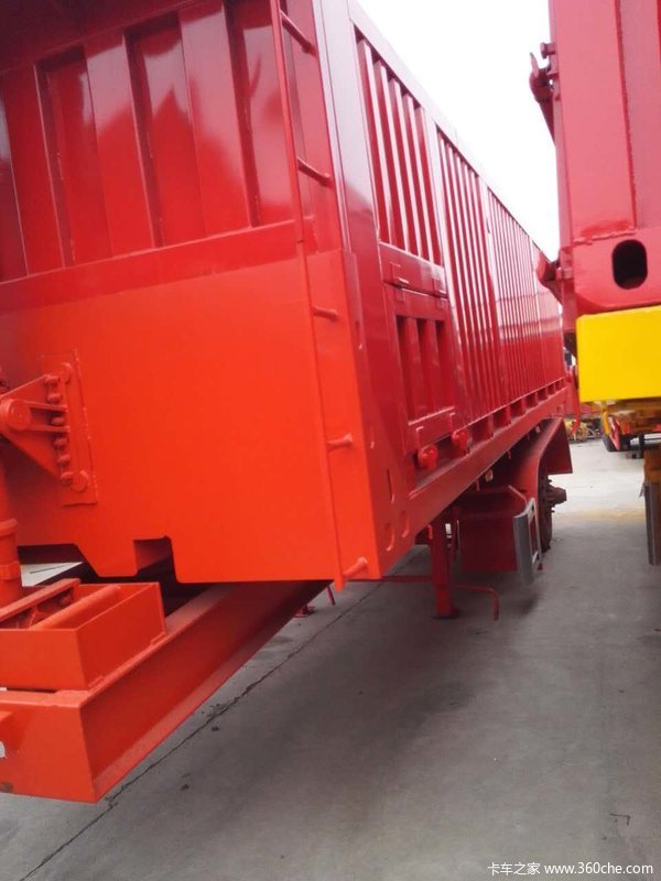 平板后翻自卸半挂车自卸半挂车图片