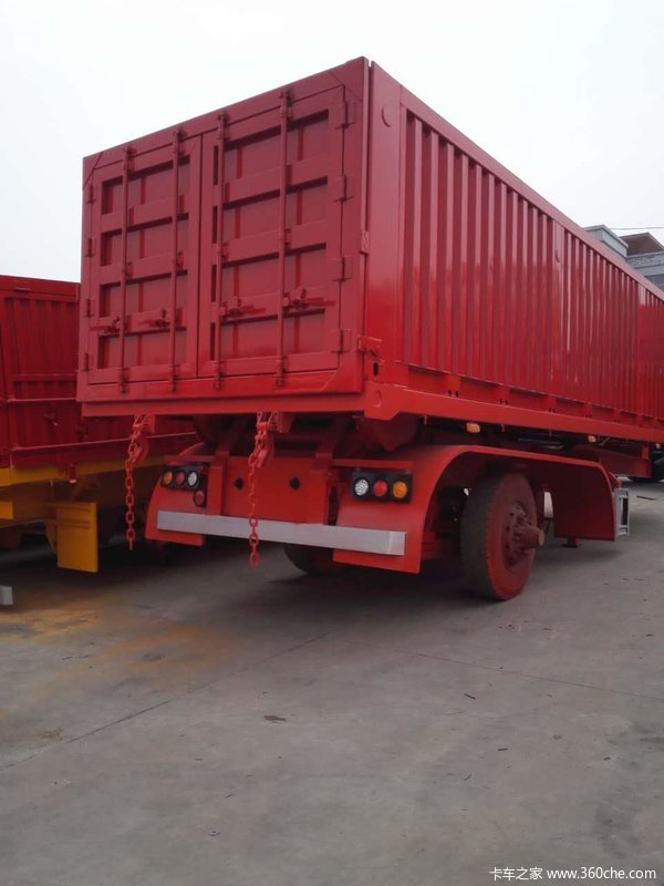平板后翻自卸半挂车自卸半挂车图片