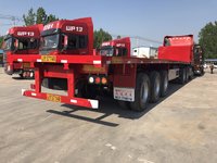 平板半挂车13米文达汽车平板式半挂车图片