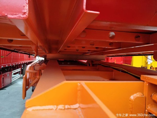 8米正规手续后翻自卸半挂车图片