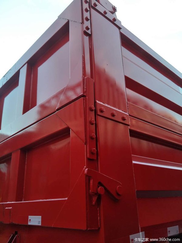 8米正规手续后翻自卸半挂车图片