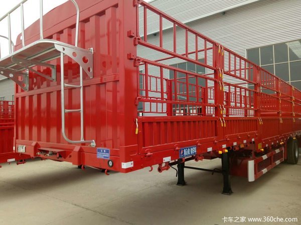 轻量化仓栏式半挂车仓栅式半挂车图片