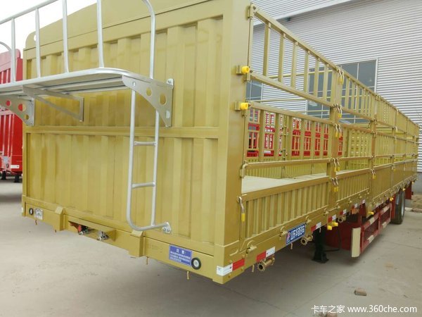 轻量化仓栏式半挂车仓栅式半挂车图片