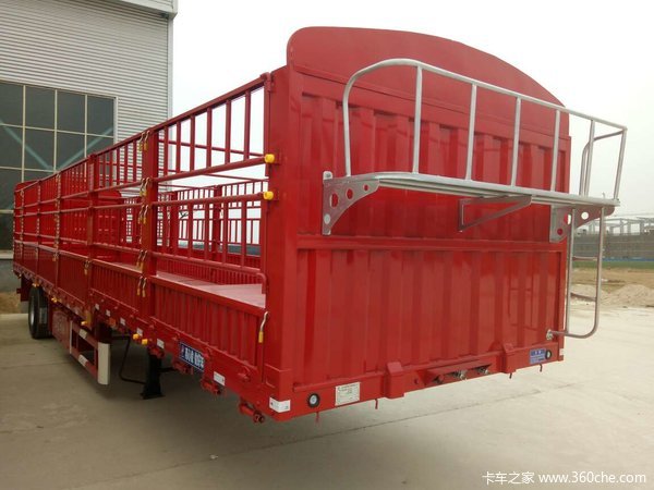 轻量化仓栏式半挂车仓栅式半挂车图片