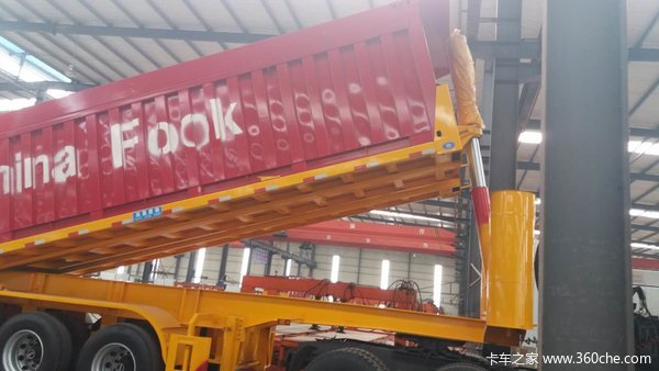 后翻自卸。自卸半挂车图片