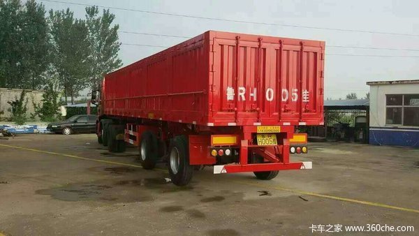 13米侧翻自卸车60高箱板正规手续现车销售自卸半挂车图片