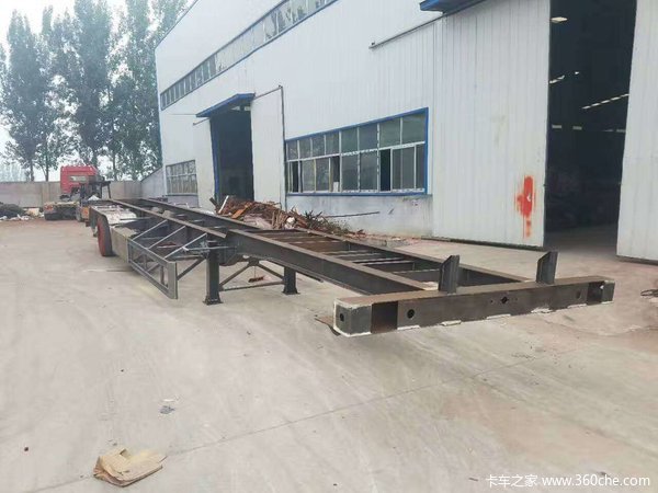 48英尺集装箱骨架车正规手续齐全集装箱底盘图片