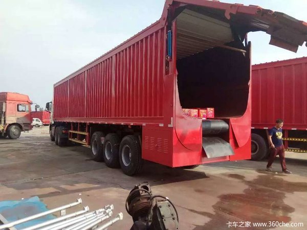 输送带式自卸半挂车自卸半挂车图片