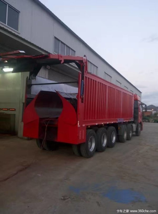 输送带式自卸半挂车自卸半挂车图片