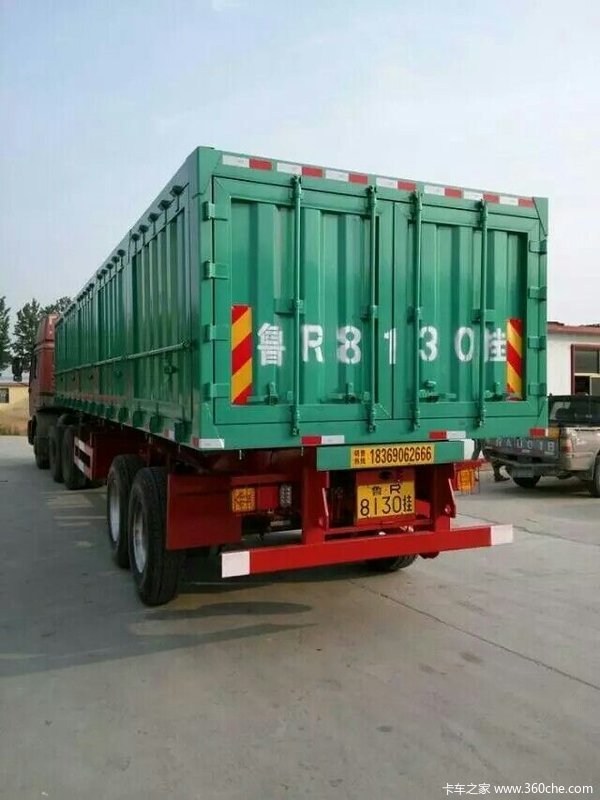 11米轻型侧翻自卸车定做自卸半挂车图片