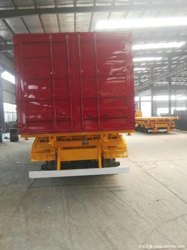 平板式后翻自卸半挂车自卸半挂车图片