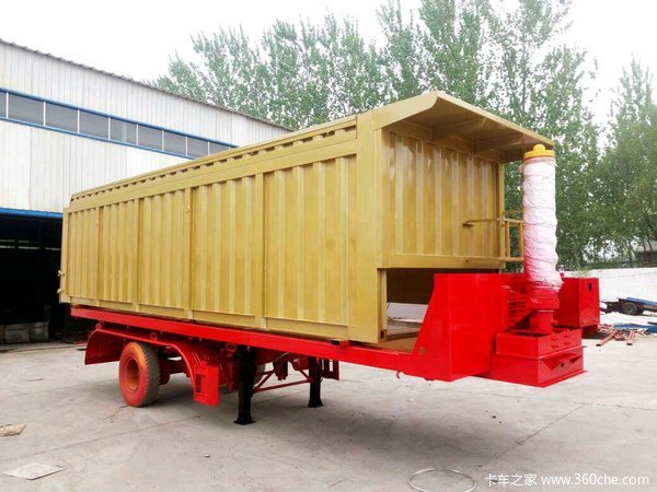 平板式后翻自卸半挂车自卸半挂车图片