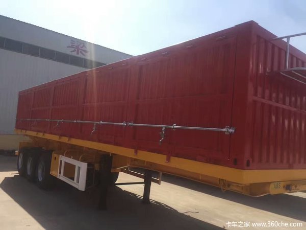 平板侧翻自卸半挂车自卸半挂车图片