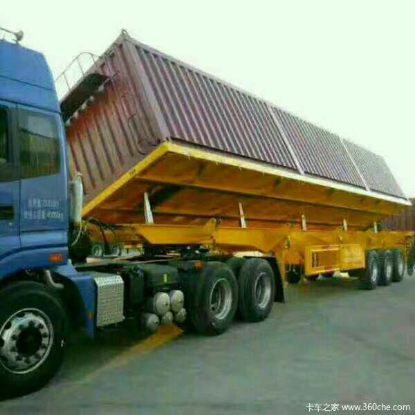 四川成都西南挂车厂微电同号仓栅式半挂车图片