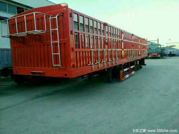 四川成都西南挂车厂微电同号仓栅式半挂车图片