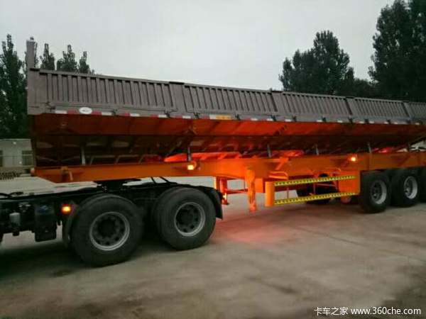四川成都西南挂车厂微电同号仓栅式半挂车图片