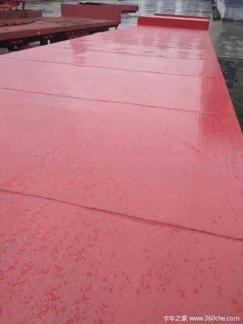 13.75米物流专用轻量化平板低平板半挂车图片