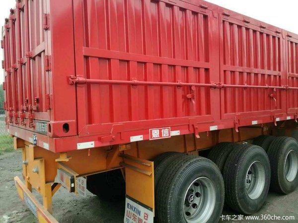 侧翻自卸半挂车自卸半挂车图片