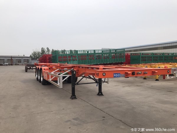 东旭40英尺骨架集装箱底盘图片