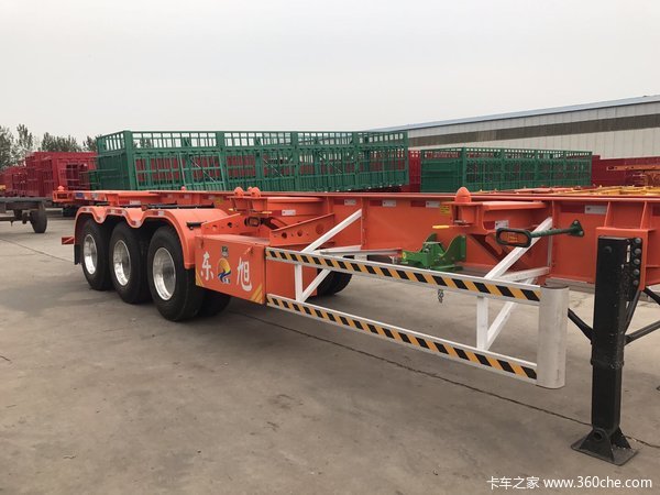 东旭40英尺骨架集装箱底盘图片