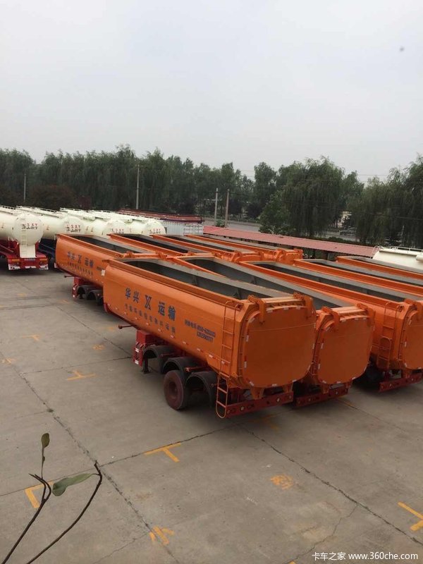 罐式后翻带牌销售自卸半挂车图片