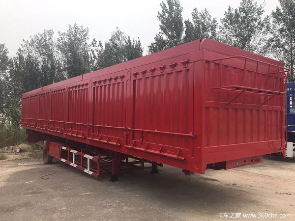 东旭9-13米平板侧翻挂车自卸半挂车图片