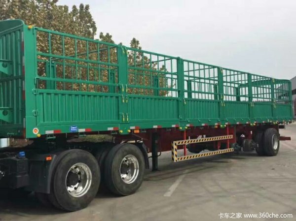 轻型半挂车仓栅式半挂车图片