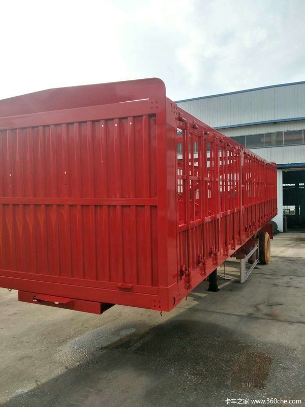 花篮侧翻自卸半挂车自卸半挂车图片