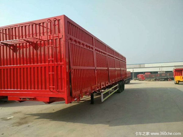 13米重型侧翻自卸半挂车图片