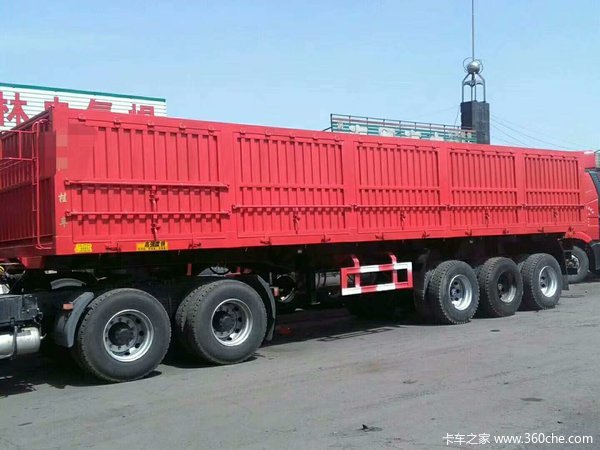 11米1米5侧翻自卸半挂车图片